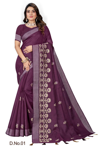 Pure Cotton Silk Saree.