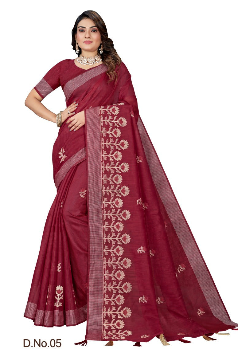 Pure Cotton Silk Saree.