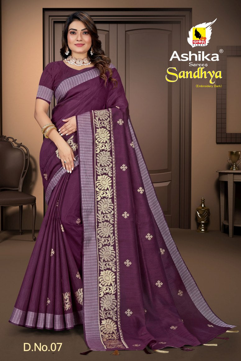 Pure Cotton Silk Saree.