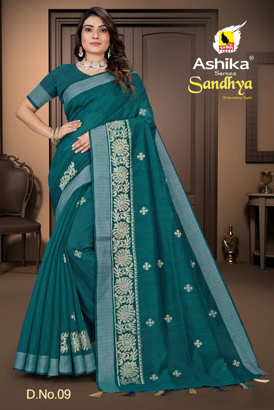 Pure Cotton Silk Saree.