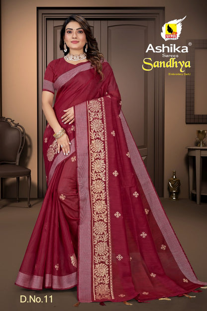 Pure Cotton Silk Saree.