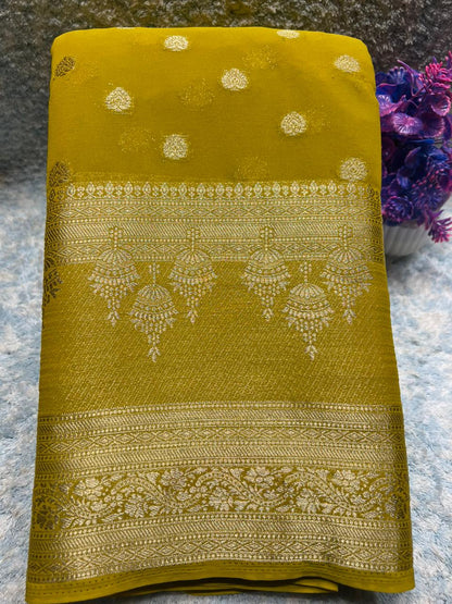 Artificial / Mix Crape Sarees