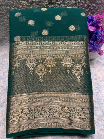 Artificial / Mix Crape Sarees
