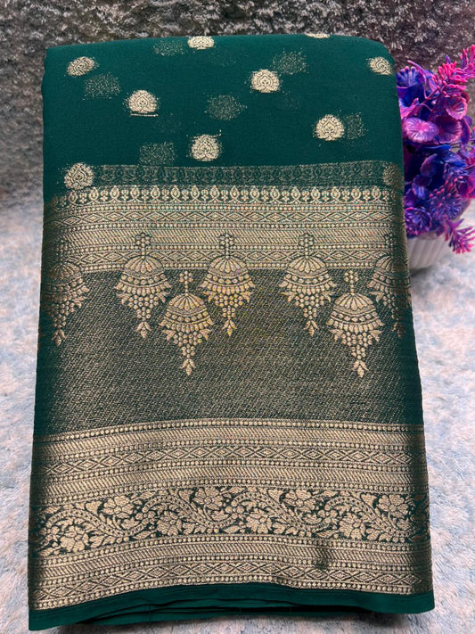 Artificial / Mix Crape Sarees
