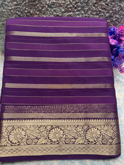 Artificial / Mix Crape Sarees