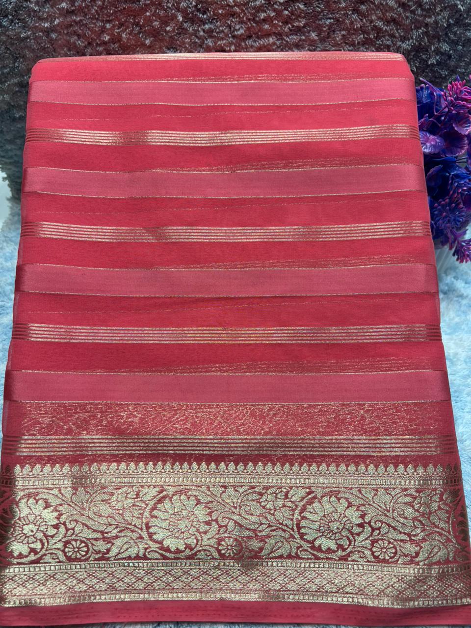Artificial / Mix Crape Sarees