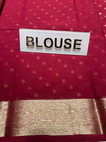 Artificial / Mix Crape Sarees