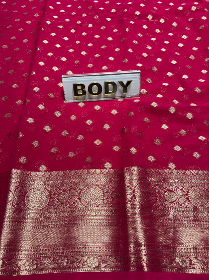 Artificial / Mix Crape Sarees