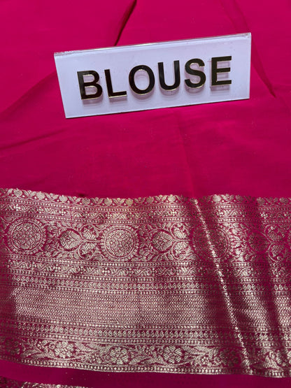 Artificial / Mix Crape Sarees