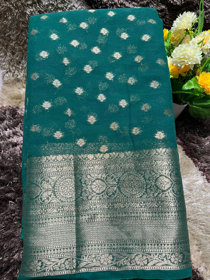 Artificial / Mix Crape Sarees