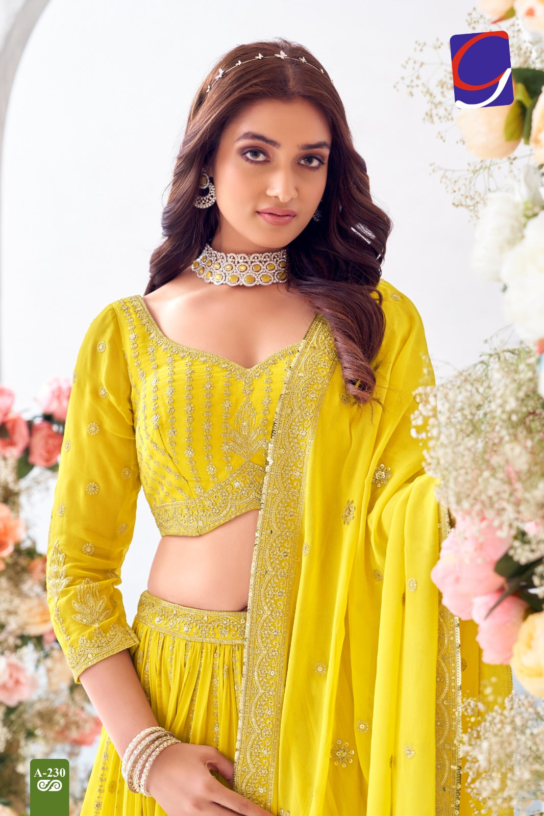 ReadyMade Lehenga Choli ( Crop Top )