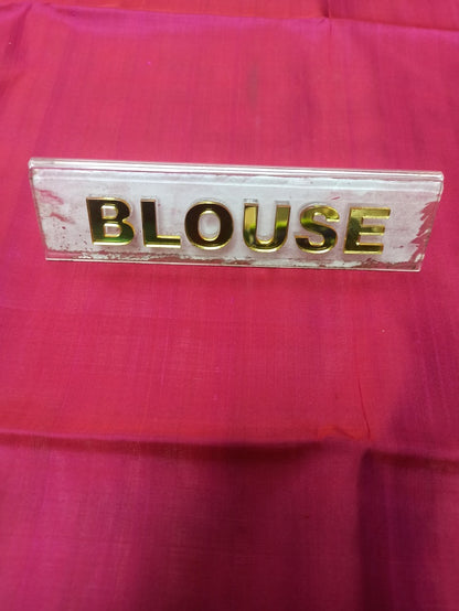 Pure Kanchipuram Silk Saree.