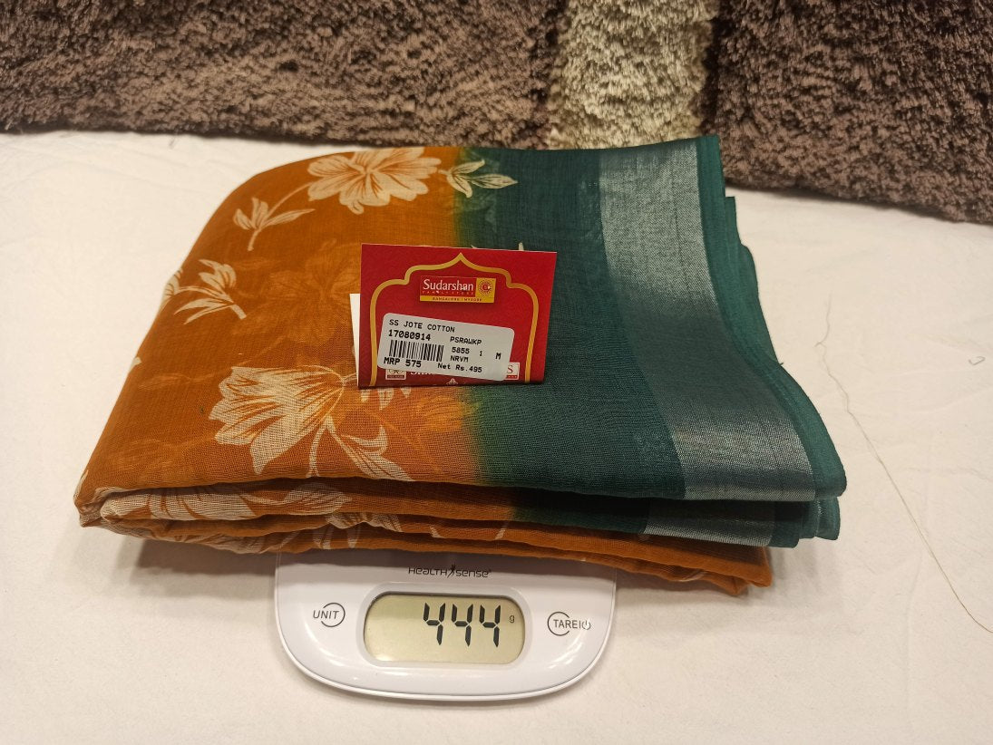 Pure Cotton Silk Saree.