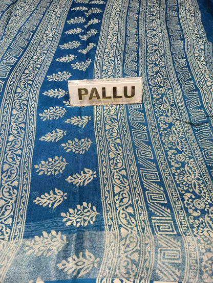 Pure Cotton Silk Saree.