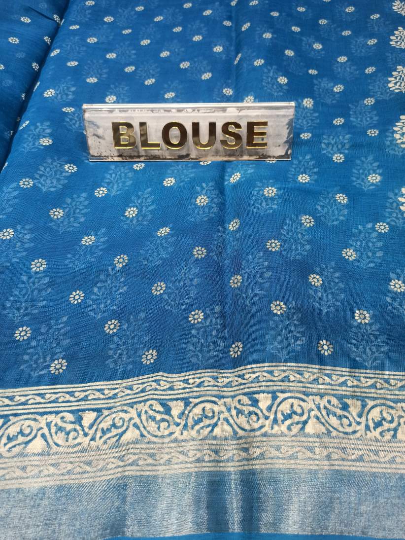 Pure Cotton Silk Saree.