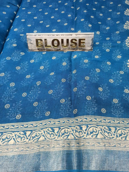 Pure Cotton Silk Saree.