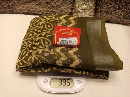 Pure Cotton Silk Saree.