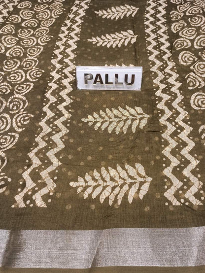 Pure Cotton Silk Saree.