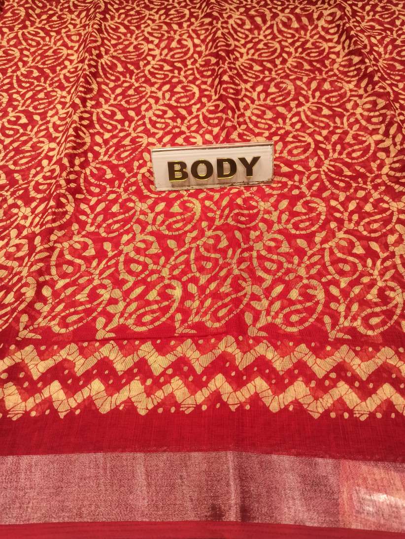 Pure Cotton Silk Saree.