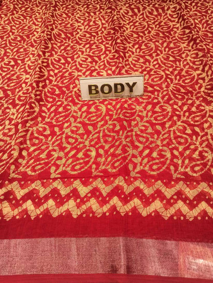 Pure Cotton Silk Saree.