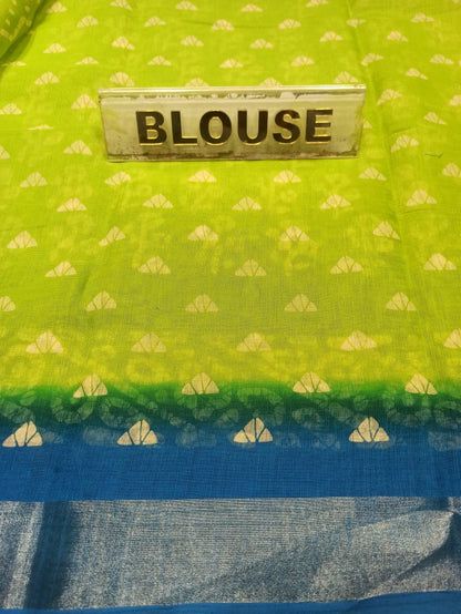 Pure Cotton Silk Saree.