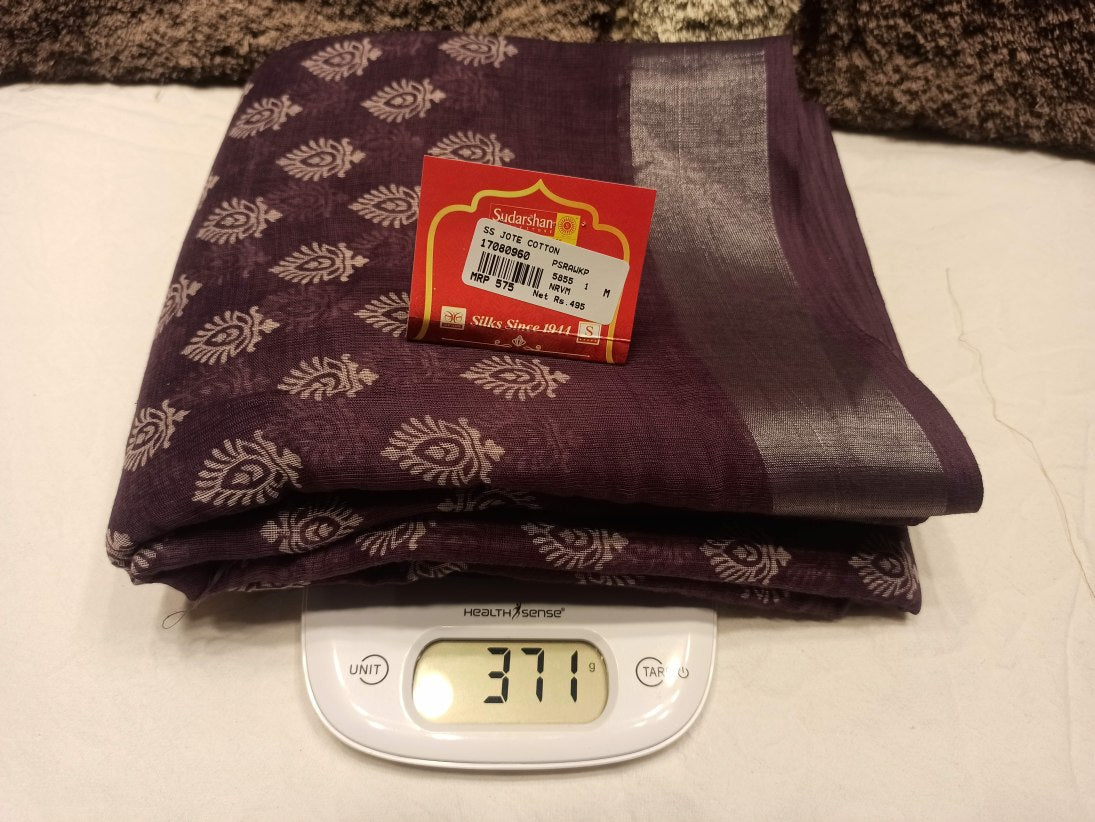 Pure Cotton Silk Saree.