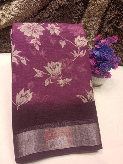 Pure Cotton Silk Saree.