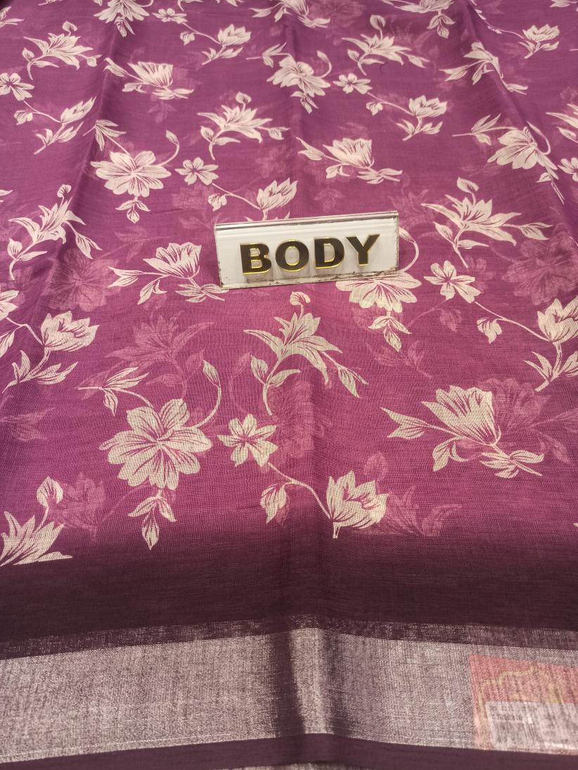 Pure Cotton Silk Saree.