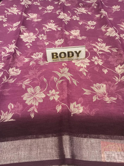 Pure Cotton Silk Saree.