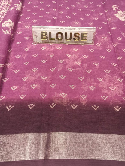 Pure Cotton Silk Saree.