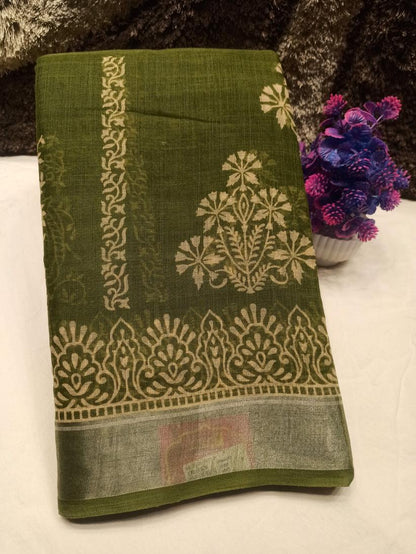 Pure Cotton Silk Saree.