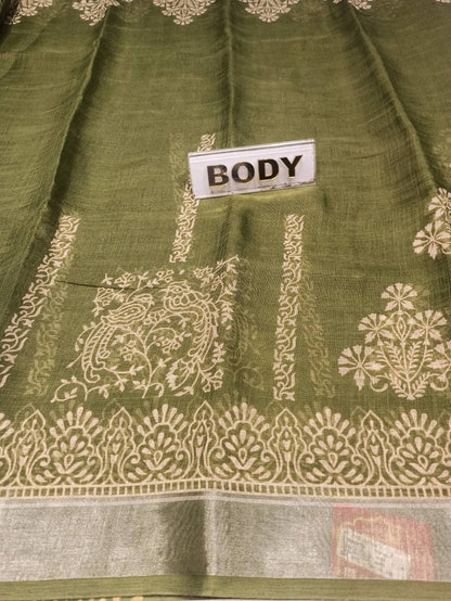 Pure Cotton Silk Saree.