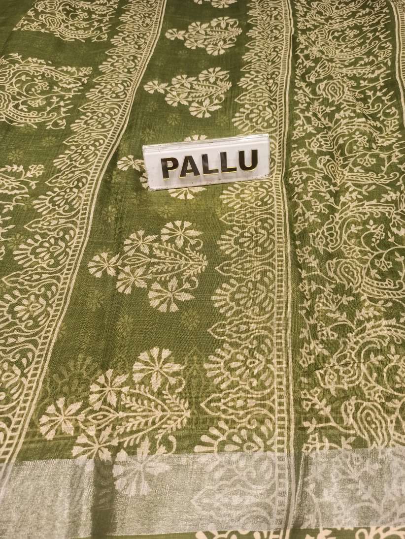 Pure Cotton Silk Saree.