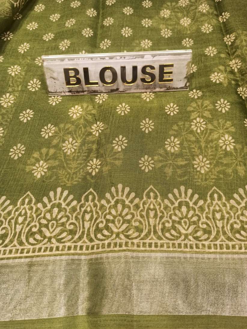 Pure Cotton Silk Saree.