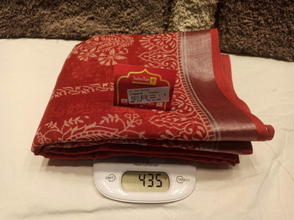 Pure Cotton Silk Saree.