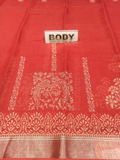 Pure Cotton Silk Saree.