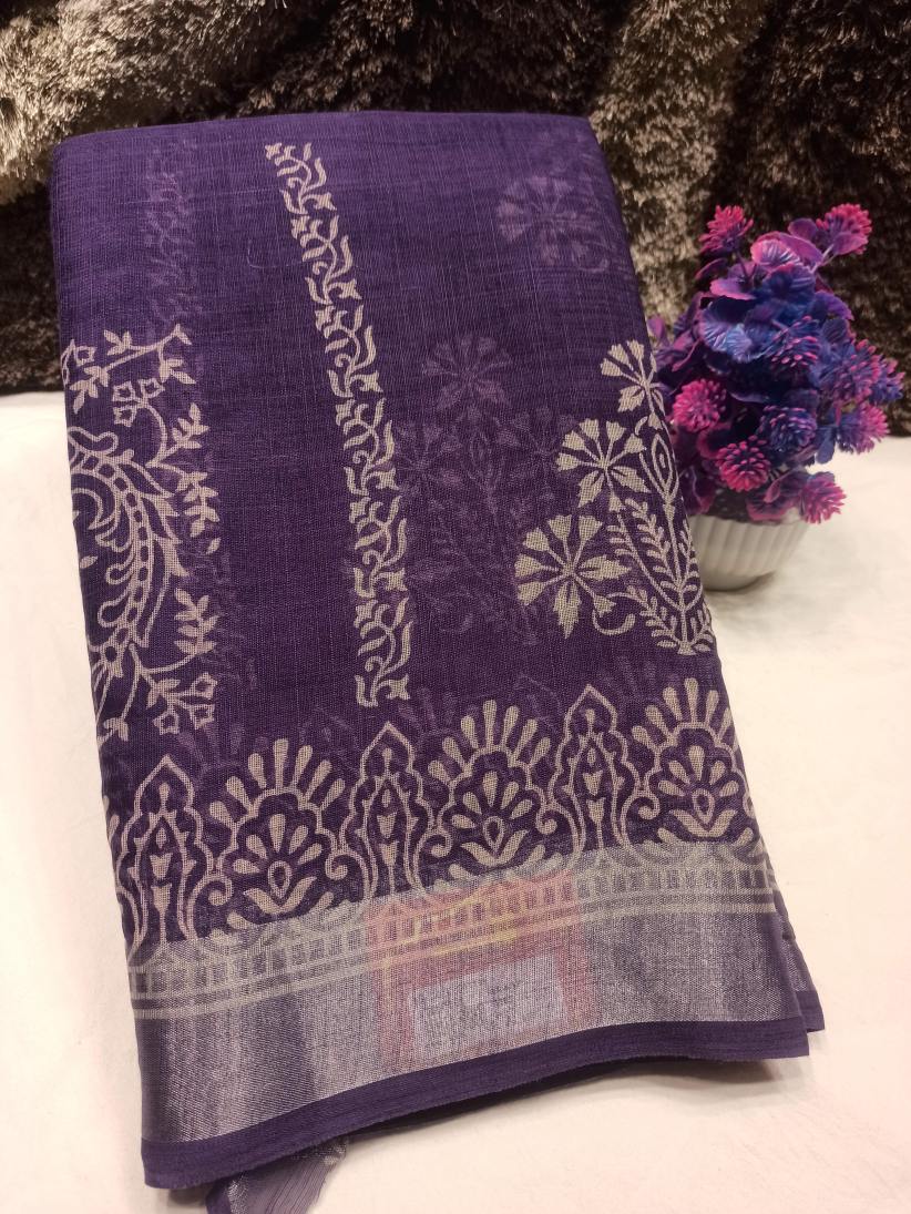 Pure Cotton Silk Saree.