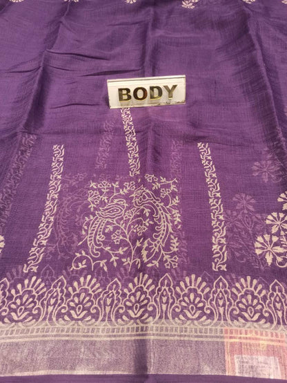 Pure Cotton Silk Saree.