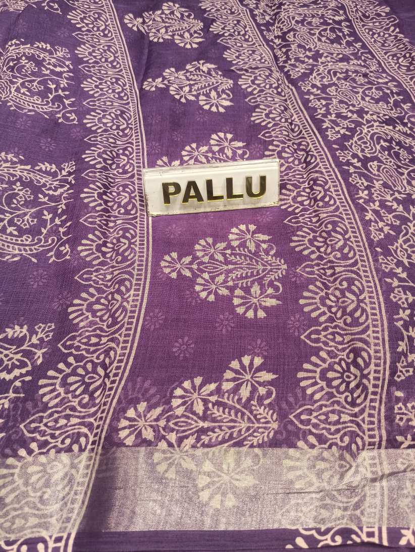 Pure Cotton Silk Saree.