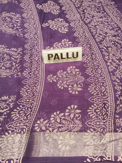 Pure Cotton Silk Saree.