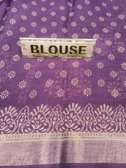 Pure Cotton Silk Saree.