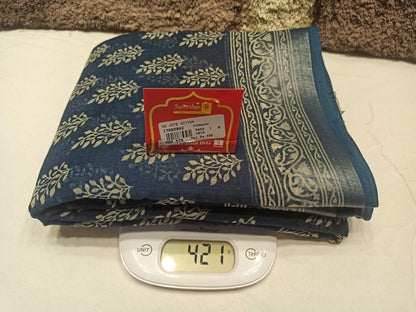 Pure Cotton Silk Saree.