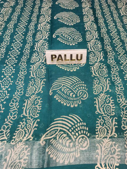 Pure Cotton Silk Saree.