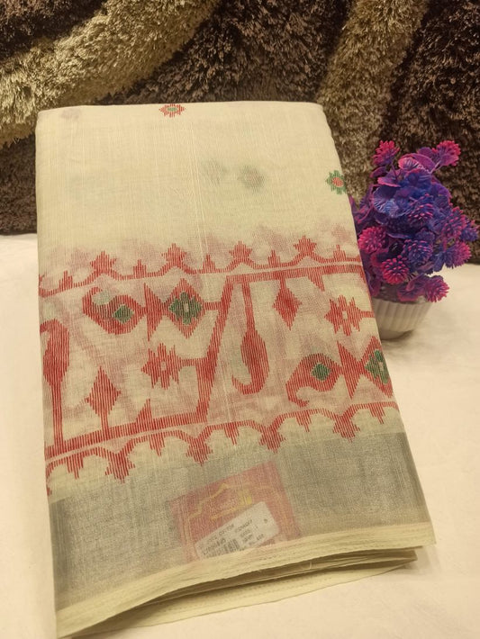 Pure Cotton Silk Saree.