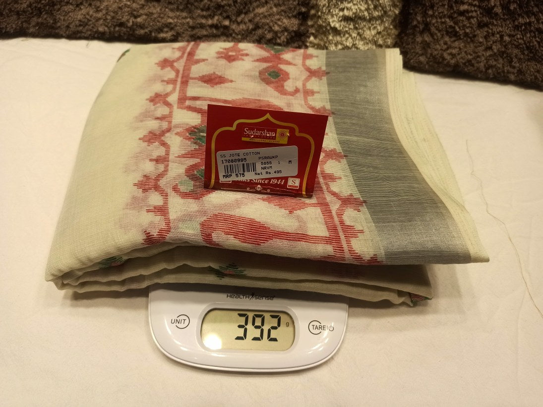 Pure Cotton Silk Saree.