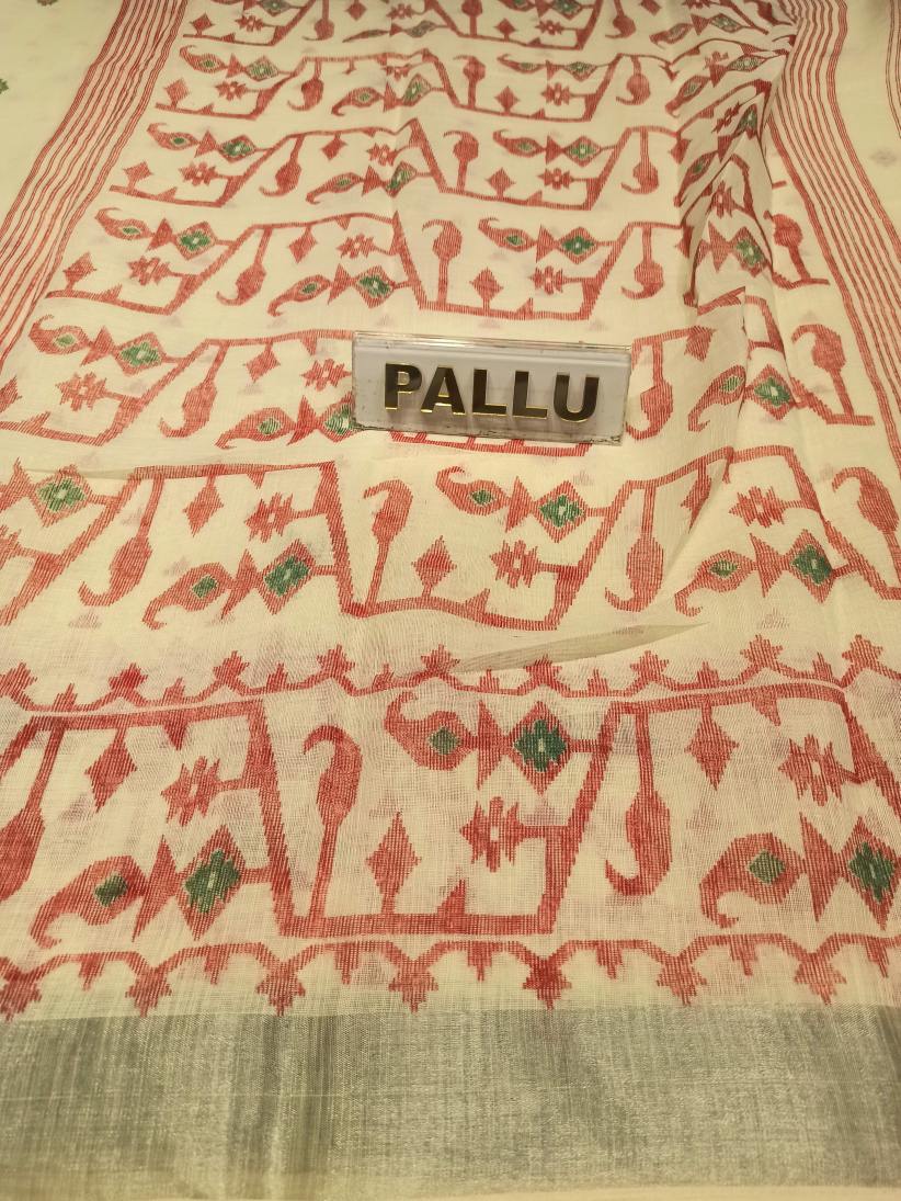 Pure Cotton Silk Saree.