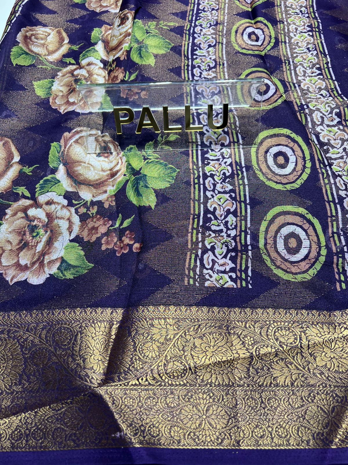 Pure Linen Silk Saree.