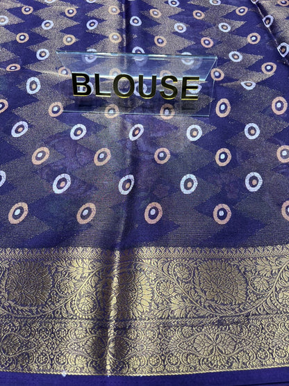 Pure Linen Silk Saree.