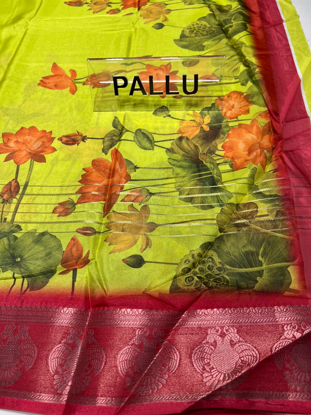 Pure Linen Silk Saree.