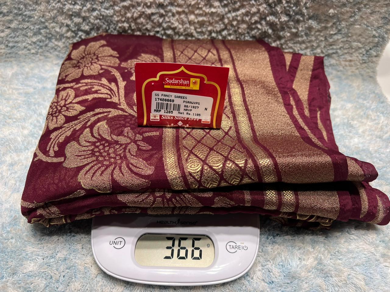 Pure Linen Silk Saree.